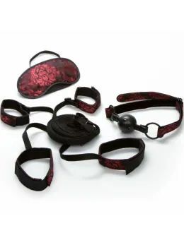 CalExotics Scandal Bed Support Kit - Adjustable Cross-Style System, Red/Black
