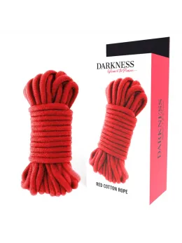 Darkness Japanese Rope 5m Red - 100% Cotton Restraint Cord