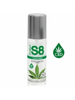 STIMUL8 S8 Cannabis Hybrid Intimate Lubricant 125 ml - Long-Lasting Formula