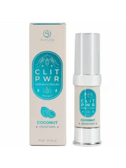 Secret Play Clit Pwr Coconut Enhancing Balm 15ml - Airless System