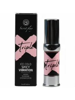 Secret Play Triple X Unisex Gel Multi-Effect Airless 15ml