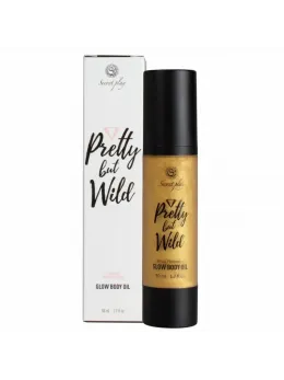 Secret Play Pretty But Wild Glow Illuminating Body Oil 50ml Golden Effect
