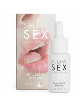 Bijoux Indiscrets Slow Sex Oral Oil with CBD 15ml - Botanical Formula