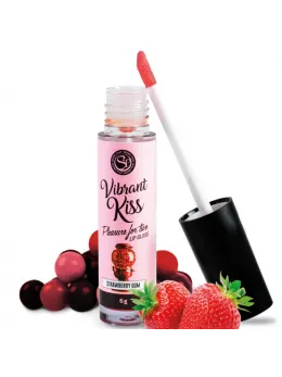 Vibrant Kiss ядлив гланц за устни, ягодова дъвка, 6 г