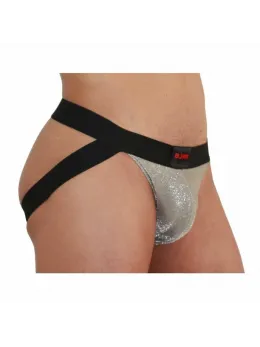 BURN Jockstrap Shiny Beige/Black S - Premium Comfort & Unique Design