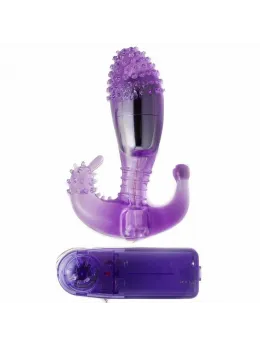 Baile Ripple Intimate Silicone Stimulator with Adjustable Vibration, Purple
