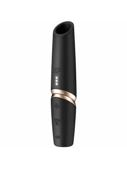 Pro 2 Perfect Kiss Wave вакуумен стимулатор за клитор, черно-златист