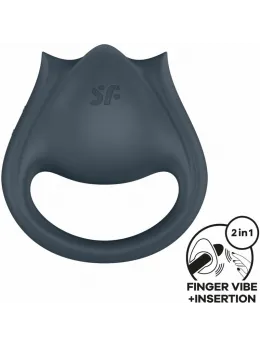 Satisfyer Perfect Pair 2 Multi-Functional Intimate Ring & Finger Device Grey