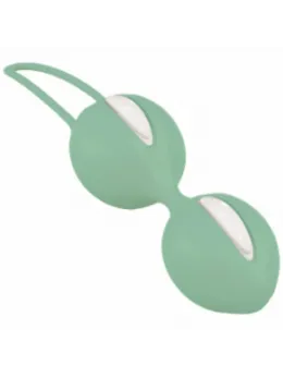 Fun Factory Smartballs Duo Pelvic Training Balls White/Green 72g