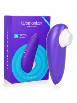 Womanizer Starlet 3 Indigo - Compact Air Pulse Intimate Device, 6 Levels