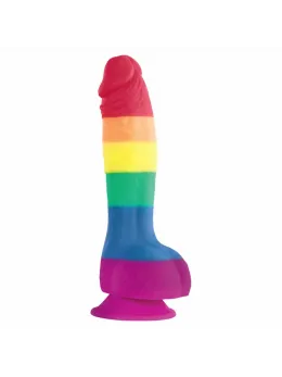 NS Novelties Pride Edition Rainbow Silicone Model 15 cm Suction Base