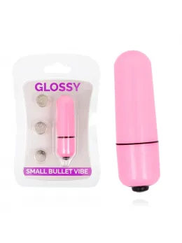 Glossy Small Bullet Vibe Deep Rose ABS Compact Waterproof 58mm