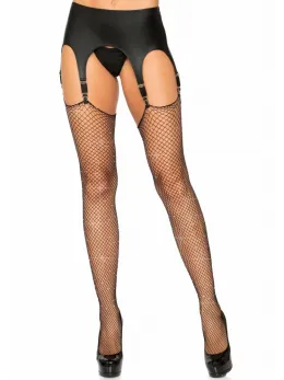 Leg Avenue Brielle Rhinestone Fishnet Stockings Black One Size
