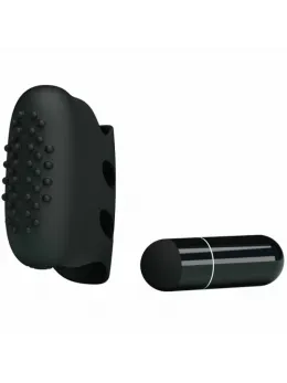 Pretty Love Flirtation Steward Black - Vibrating Silicone Finger Device