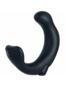 CalExotics P-Rock Silicone Prostate Massager with Removable Vibrator, Black