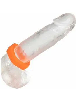 CalExotics Alpha Prolong Liquid Silicone Hexagonal Ring Orange 2 cm
