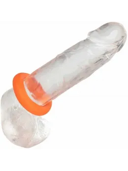 CalExotics Alpha Prolong Large Ring Orange - Liquid Silicone, 3.25 cm