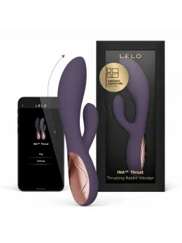 LELO INA Thrust Rabbit Vibrator Purple - Dynamic Thrust & Dual Action