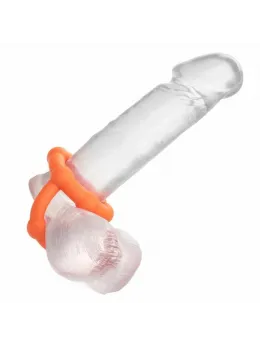 CalExotics Alpha All Star Ring Orange - Double Liquid Silicone Enhancer