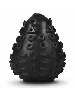 Gvibe G-Egg Black Textured Silicone Compact Intimate Sleeve 6.5cm