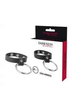 Darkness Premium Metal Ring System Black & Silver - Adjustable Intimate Accessory