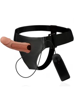 Attraction Harness RNES Hollow Frame with Vibrating System 15 cm Beige