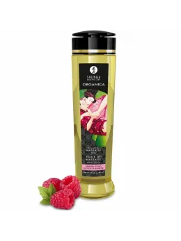 SHUNGA Organic Massage Oil Raspberry Feeling 240ml - Natural Formula