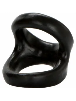 CalExotics COLT Snug Tugger Black - Dual Support Anatomical Ring TPR