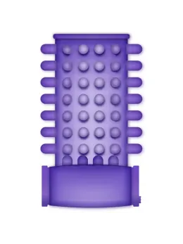 CASUAL LOVE Vibrating Ring Sleeve Purple - Flexible TPR, Adjustable Size