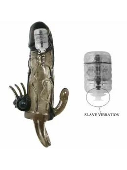 Baile Brave Man Extension Black 16.5 cm with Dual Vibration System
