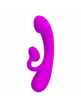 Pretty Love Sincere Intimate Dual Vibrating System Purple Silicone 23cm