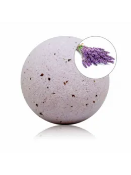 TALOKA Lavender Bath Bomb with Rose Petals 140g - Aromatic Relaxation