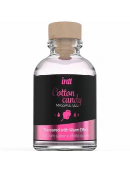 INTT Cotton Candy Massage Gel 30ml - Warming, Edible, Sweet Aroma