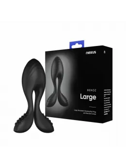 Nexus Bendz Vibrating Plug Large - Flexible, Remote-Controlled, USB, Black