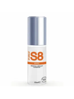 STIMUL8 S8 Water-Based Anal Lubricant 50ml - Gentle, Skin-Friendly Formula