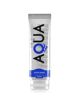 AQUA Quality Water-Based Lubricant 200ml - Transparent, Odorless Formula