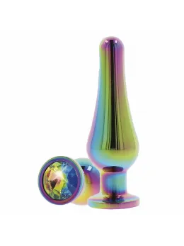 ToyJoy Twilight Bum Bijou Medium Aluminum Plug with Rainbow Gem 11cm