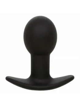 CalExotics Rock Bottom Silicone Black Vibrating Plug 10 Modes USB Rechargeable