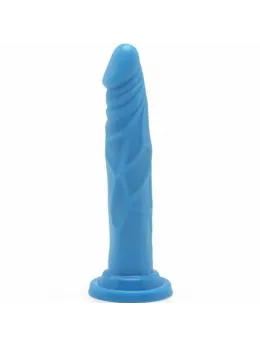 Get Real Happy Dicks Model Blue 19cm - Anatomical System with Suction Base