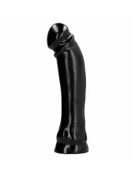 ALL BLACK Model 33 cm Intimate System - Black PVC, Large Size