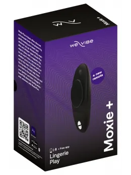 We-Vibe Moxie+ Satin Black - Discreet Wearable Intimate Device, USB