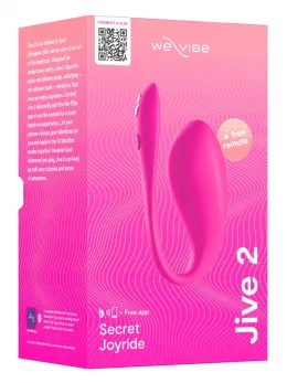 We-Vibe Jive 2 Smart Wearable Vibrating Device - Blue, Remote & App Control