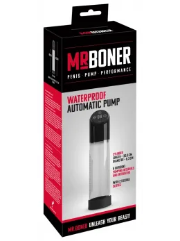 Mr. Boner Automatic Water Vacuum Trainer 30cm Transparent Silicone