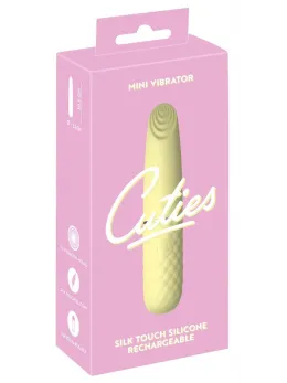 Cuties Mini Vibe Yellow 5th Gen - Compact Rechargeable Silicone Model