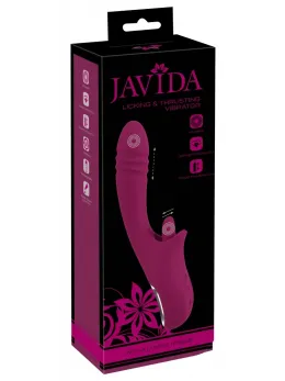 Javida Licking & Thrusting Intimate Machine Silicone, 22.5 cm, Pink
