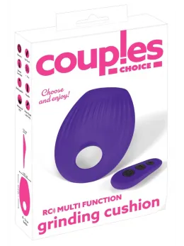 Couples Choice RC Multi Function Vibro Cushion with Flexible Ring 15 cm