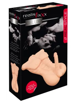 Realistixxx Deluxe Man Anatomical Torso, Naturskin Material, 52 cm