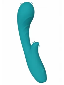 ToyJoy Gaia Rumbling G-spot Vibrator Silicone USB-C Waterproof Pink