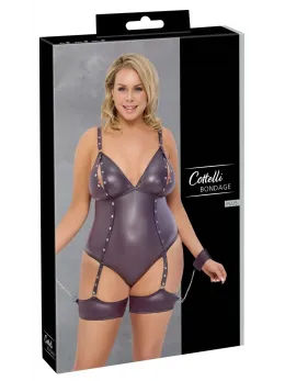 Cottelli Bondage Body XL Matte Purple Adjustable Straps & Restraints