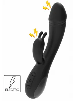 She.E.O eStim Rabbit Vibrator Dual-Action Silicone, 5 E-Stim & 10 Vibration Modes